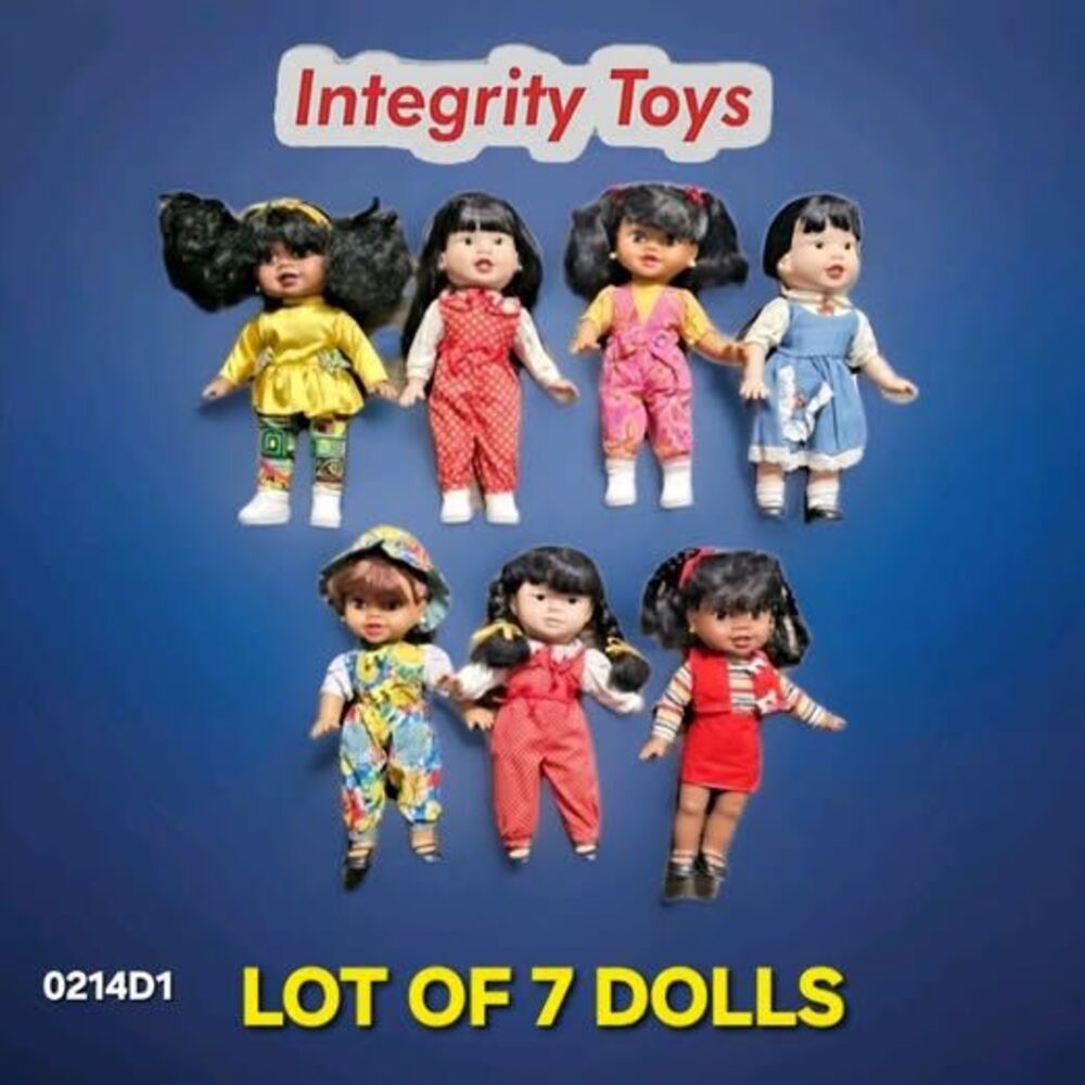 1995 ❤️️ INTEGRITY TOYS 7 DOLL LOT AA BLACK Hispanic Asain Brandy NIA Yeelin?